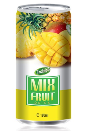 Mix fruit drink alu can 180ml
